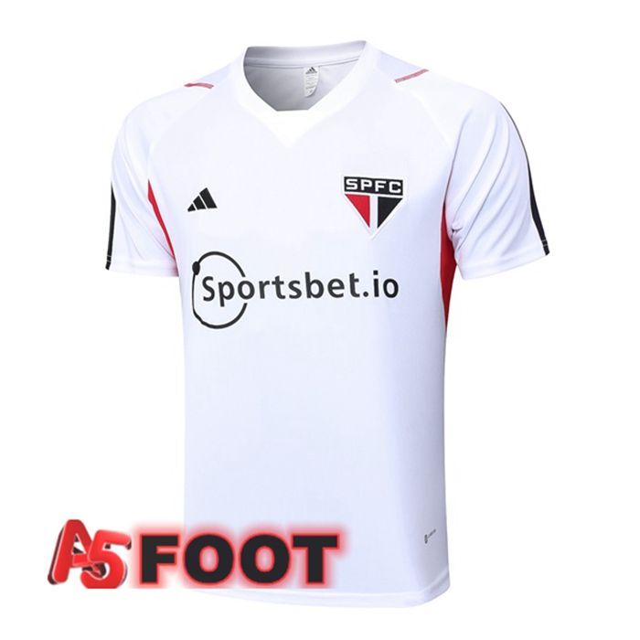 Training T-Shirts Sao Paulo FC Blanc 2023/2024