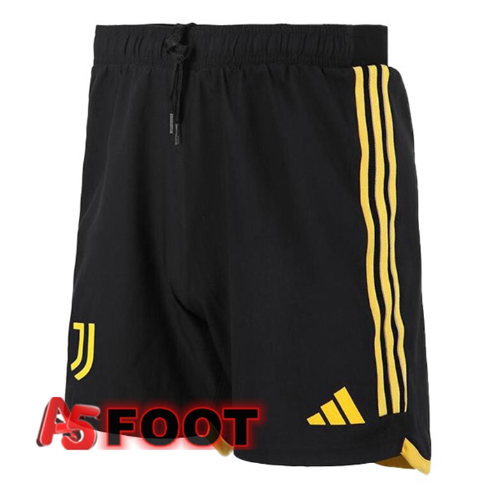 Short De Foot Juventus Domicile Noir 2023/2024