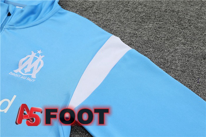 Ensemble Survetement de Foot Marseille OM Bleu 2023/2024
