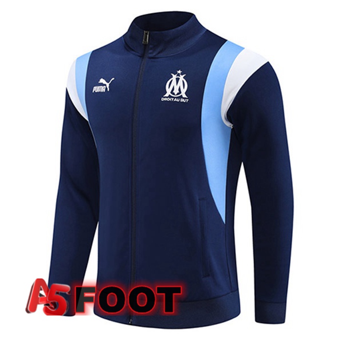 Veste Foot Marseille OM Bleu Royal 2023/2024