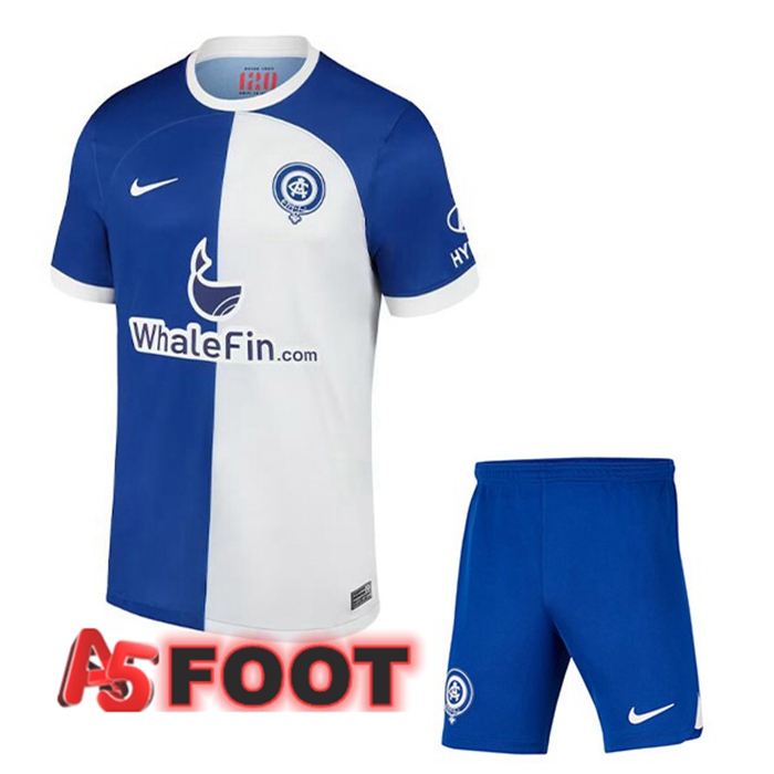 Maillot de Foot Atletico Madrid Enfant Édition 120e Anniversaire Bleu Blanc 2022/2023