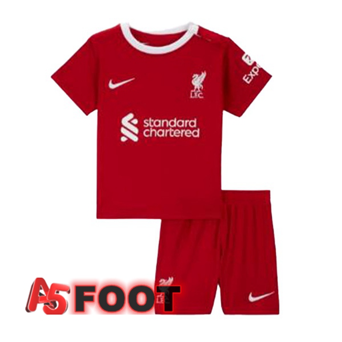 Maillot de Foot FC Liverpool Enfant Domicile Rouge 2023/2024