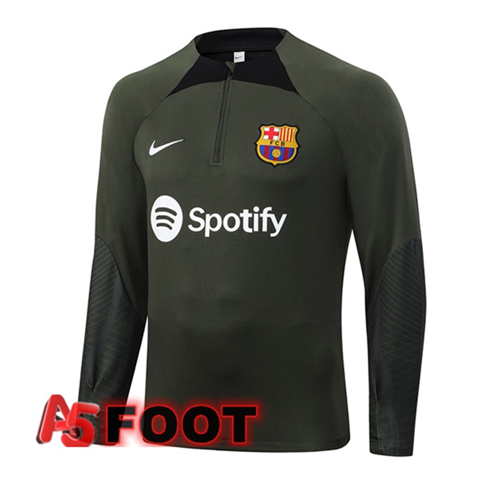 Training Sweatshirt FC Barcelone Vert 2023/2024