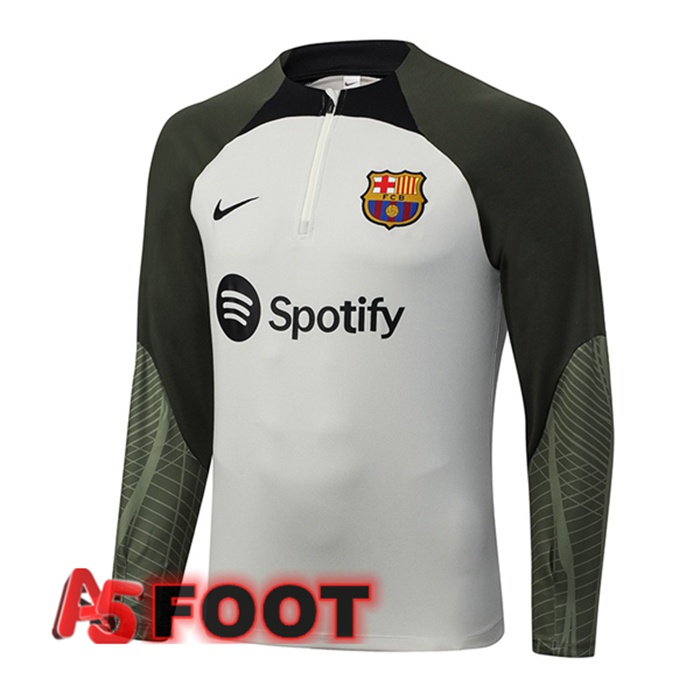 Training Sweatshirt FC Barcelone Gris 2023/2024