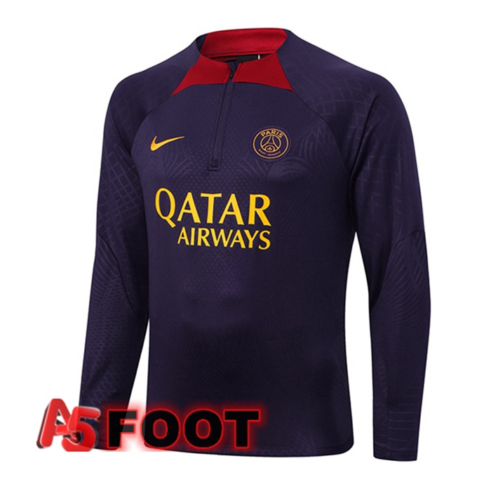Training Sweatshirt Paris PSG Pourpre 2023/2024