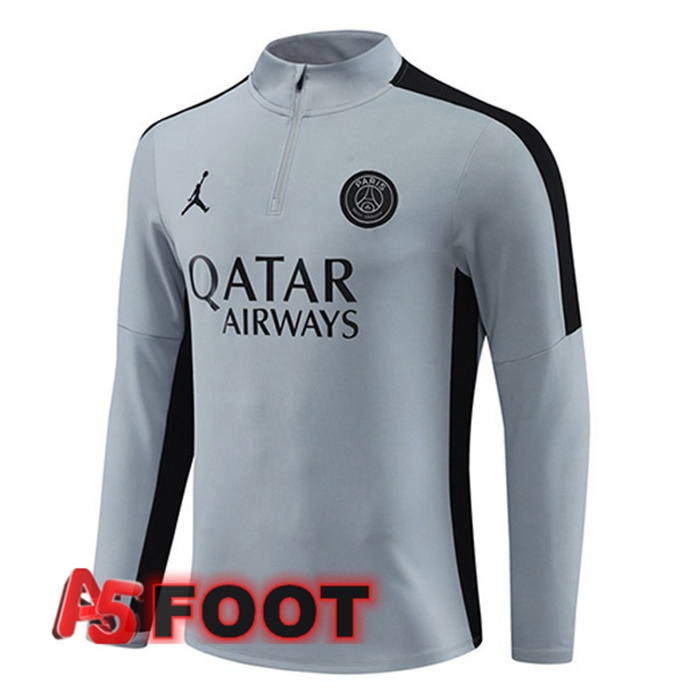 Training Sweatshirt JORDAN Paris PSG Gris 2023/2024