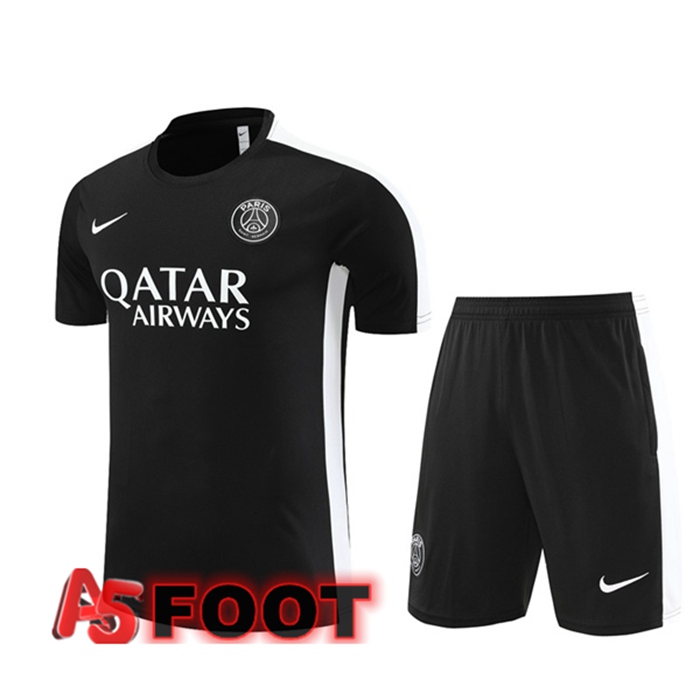 Ensemble Training T-Shirts Paris PSG + Shorts Noir 2023/2024