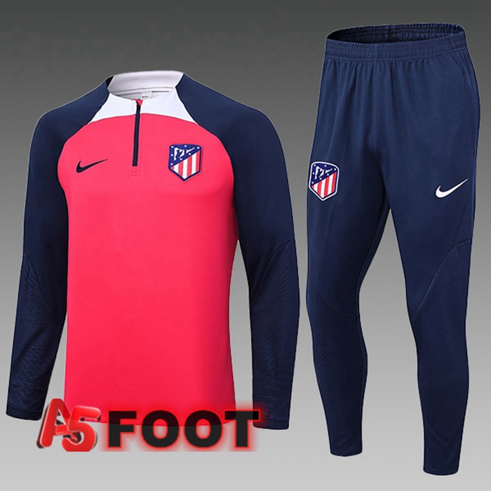 Ensemble Survetement de Foot Atletico Madrid Enfant Rouge 2023/2024