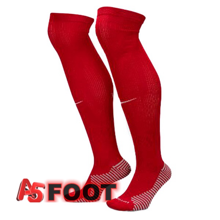 Chaussettes De Foot FC Liverpool Domicile Rouge 2023/2024