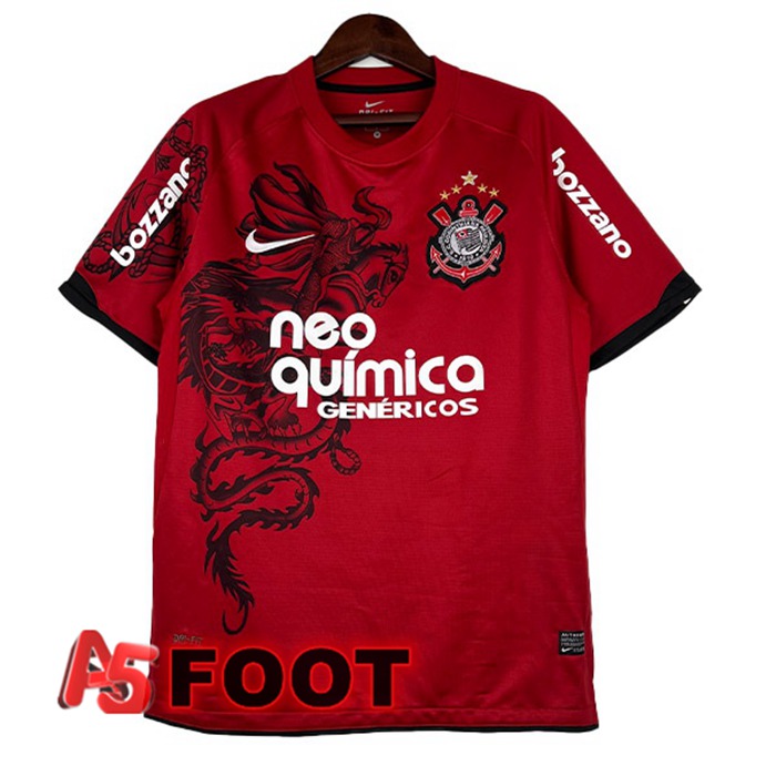 Maillot de Foot Corinthians Retro Third Rouge 2011-2012