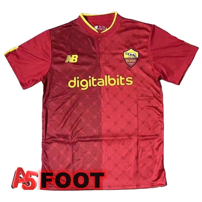 Maillot de Foot AS Roma Domicile Rouge 2022/2023