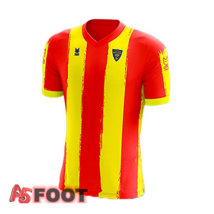 Maillot De Foot Lecce Domicile Rouge Jaune 22/23