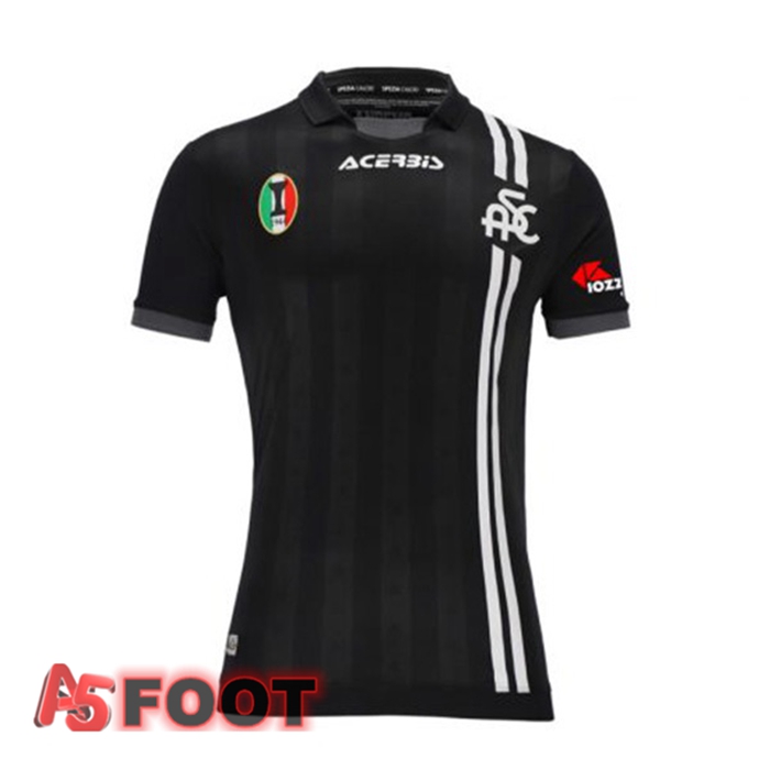 Maillot De Foot Spezia Calcio Exterieur Noir 21/22