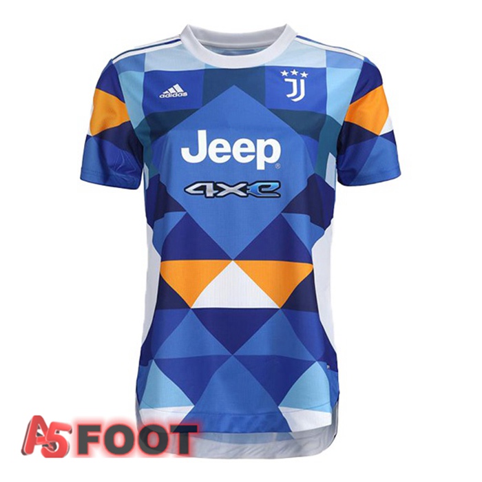 Maillot de Foot Juventus Femme Quatrieme Bleu 2021/2022
