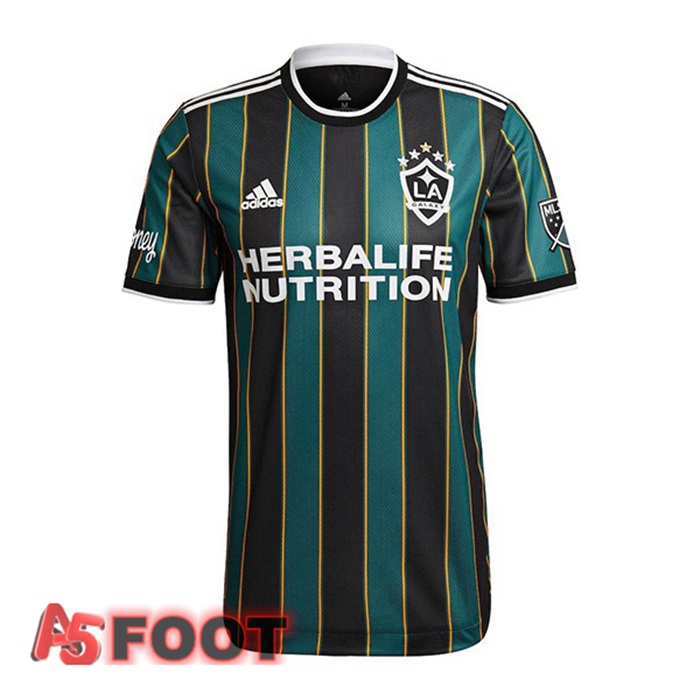 Maillot Foot LA Galaxy Exterieur Noir Vert 2022