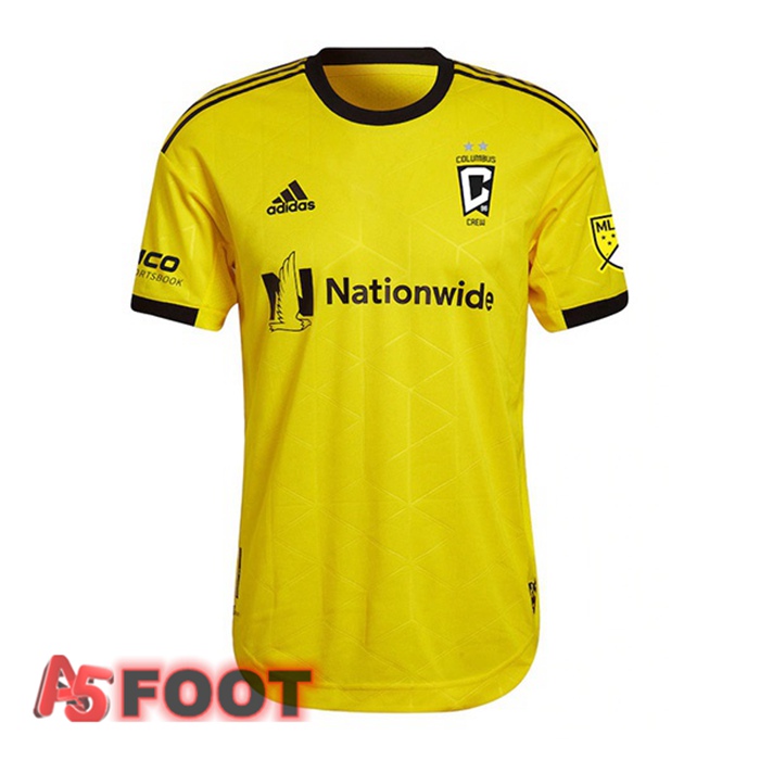 Maillot Foot Columbus Crew Domicile Jaune 2022