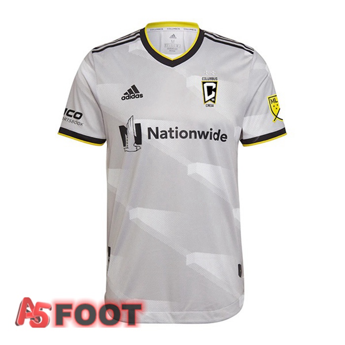 Maillot Foot Columbus Crew Exterieur Gris 2022