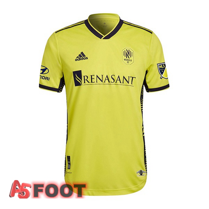 Maillot Foot Nashville SC Domicile Jaune 2022