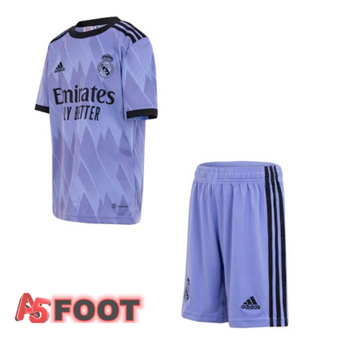 Maillot De Foot Real Madrid Enfant Exterieur Pourpre 22/23