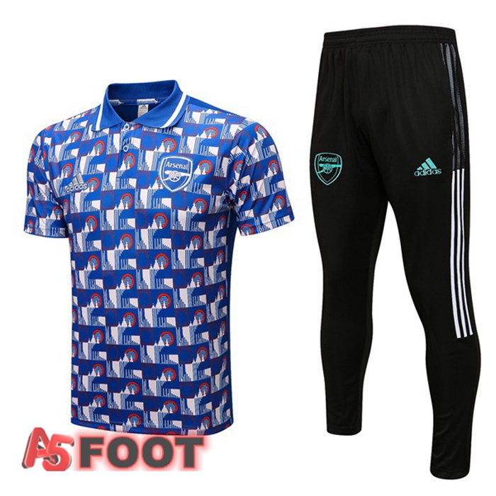 Ensemble Polo Arsenal + Pantalon Bleu 2022/2023