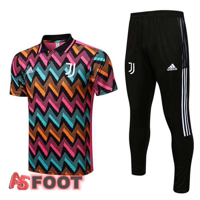 Ensemble Polo Juventus + Pantalon Bleu Rose 2022/2023