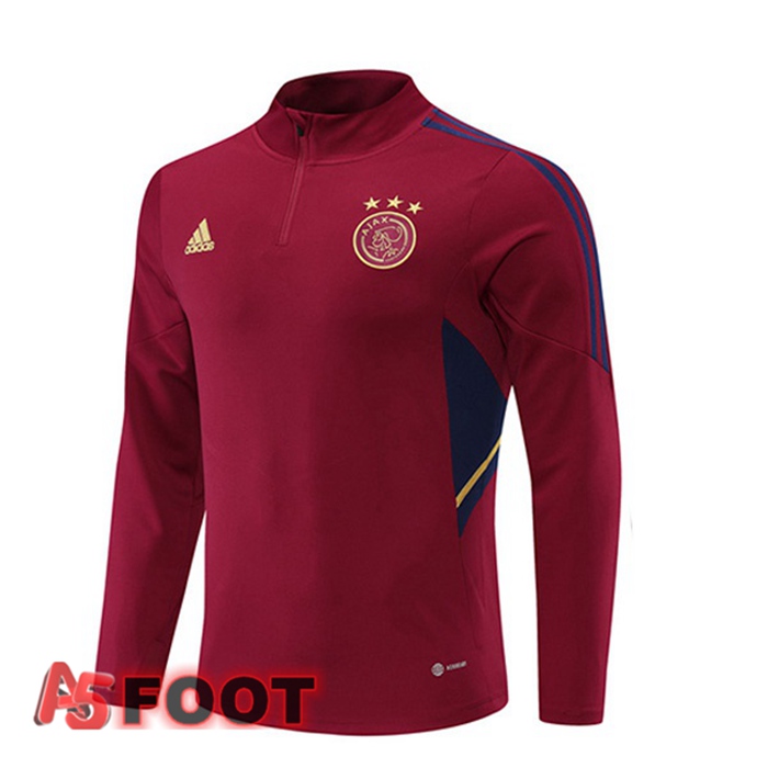 Training Sweatshirt Homme AFC Ajax Rouge 22/23