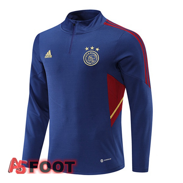 Training Sweatshirt Homme AFC Ajax Bleu 22/23