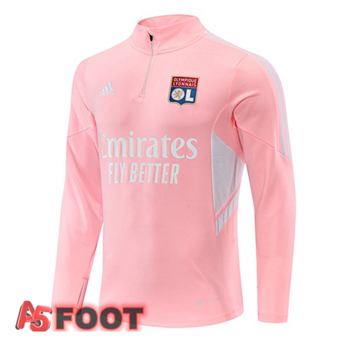 Training Sweatshirt Homme Lyon OL Rose 22/23