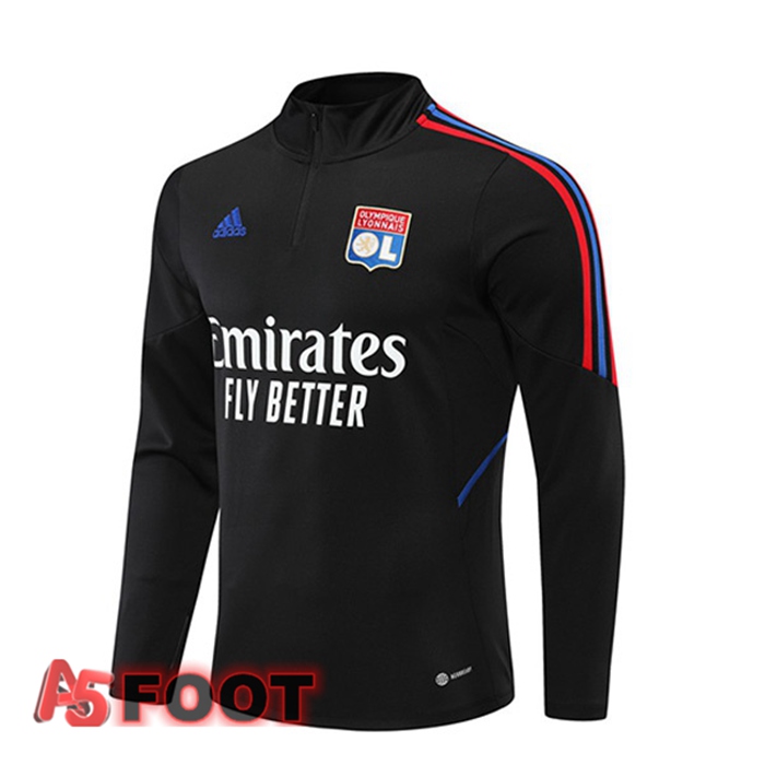 Training Sweatshirt Homme Lyon OL Noir 22/23