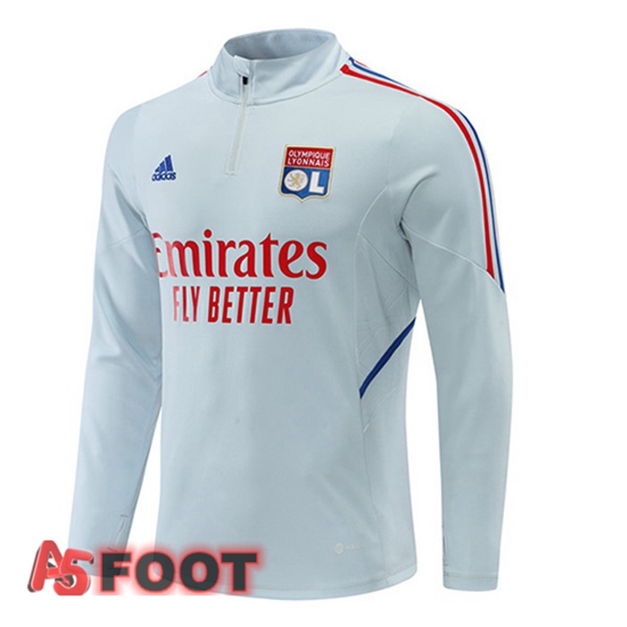 Training Sweatshirt Homme Lyon OL Gris 22/23