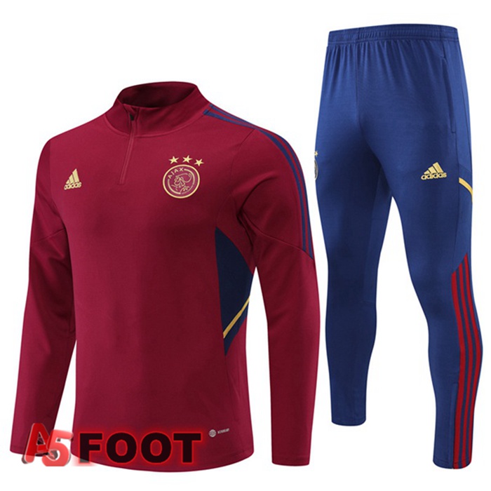 Survetement De Foot AFC Ajax Rouge 22/23