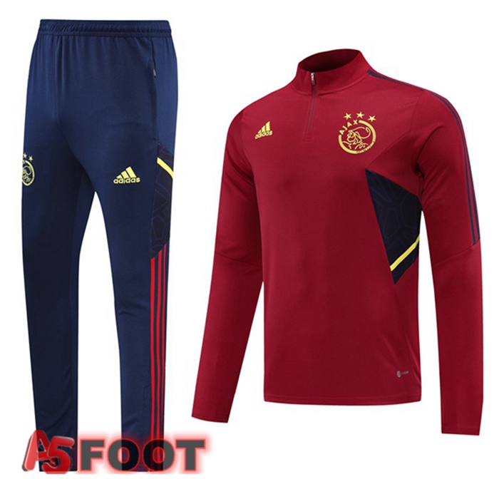 Ensemble Survetement de Foot AFC Ajax Rouge 2022/2023