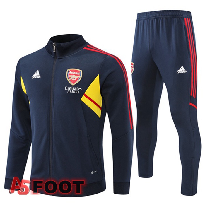Ensemble Veste Survetement Arsenal Bleu Royal 2022/2023