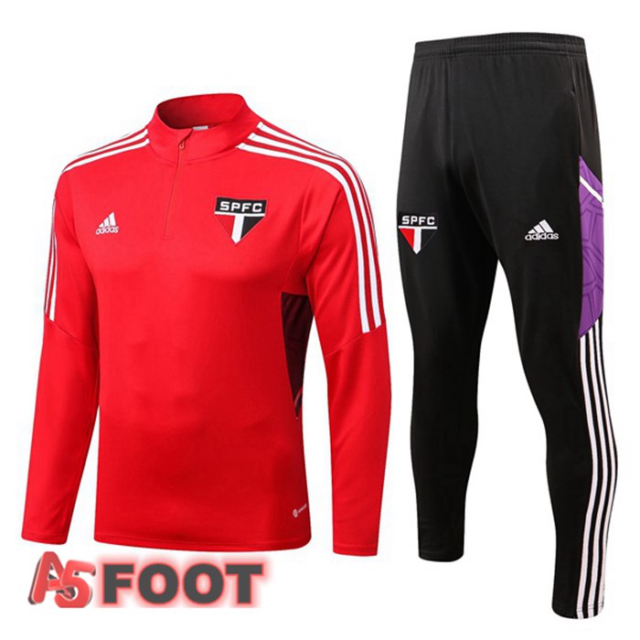 Survetement De Foot Sao Paulo FC Rouge 22/23