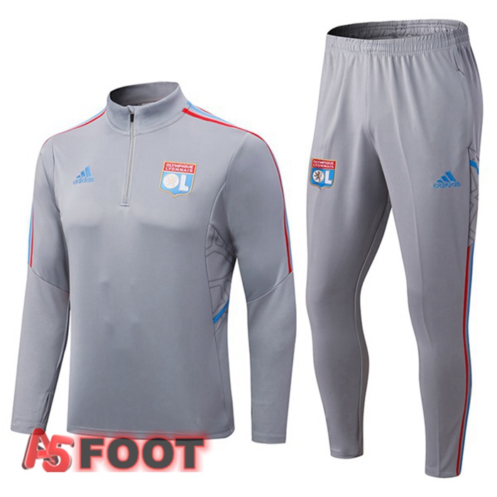 Survetement De Foot Lyon OL Gris 22/23