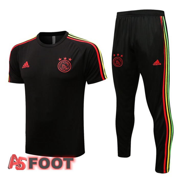 Ensemble Training T-Shirts AFC Ajax + Pantalon Noir 2022/2023