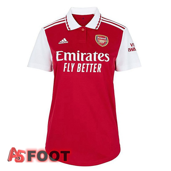Maillot de Foot Arsenal Domicile Femme Rouge Blanc 2022/2023