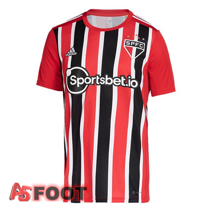 Maillot de Foot Sao Paulo FC Exterieur Rouge 2022/2023
