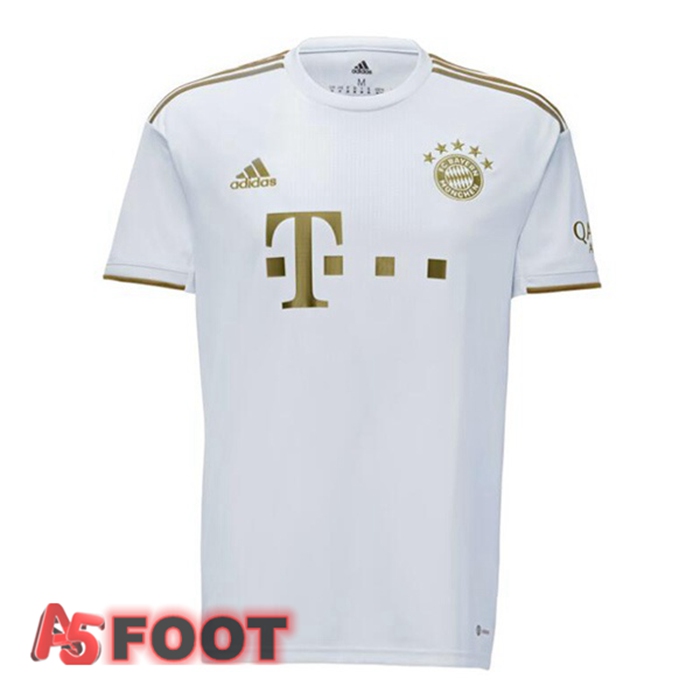 Maillot De Foot Bayern Munich Exterieur Blanc 22/23