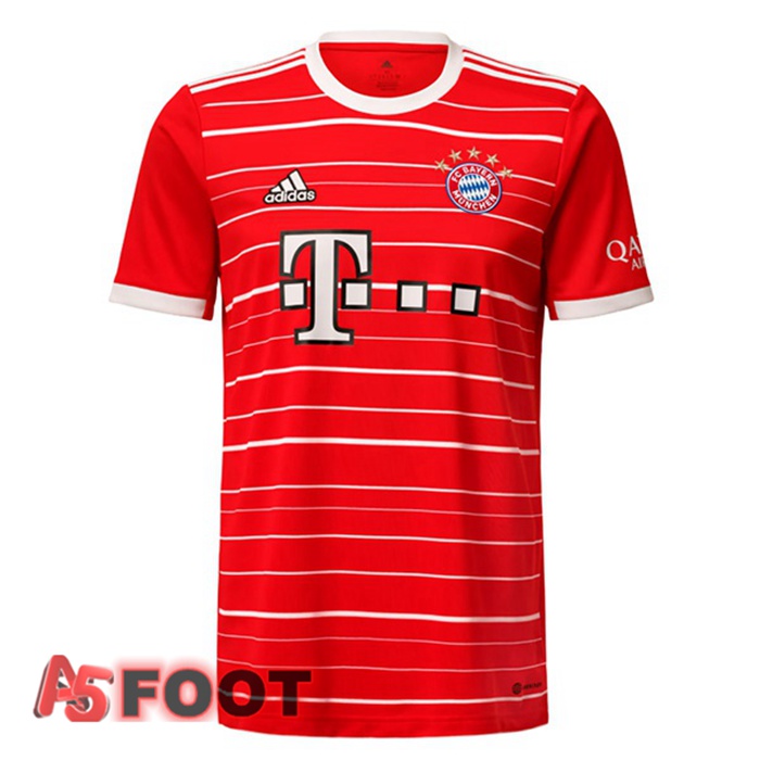 Maillot de Foot Bayern Munich Domicile Rouge 2022/2023