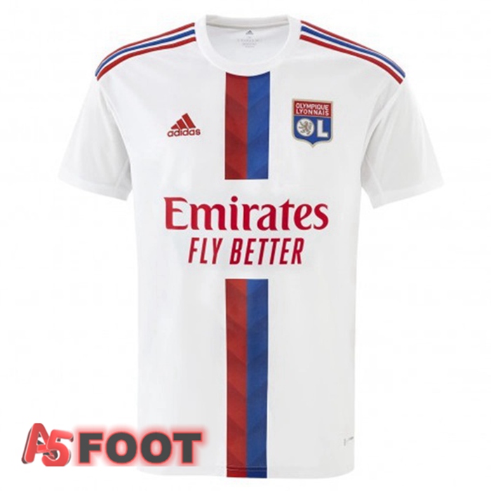 Maillot De Foot Lyon OL Domicile Blanc 22/23