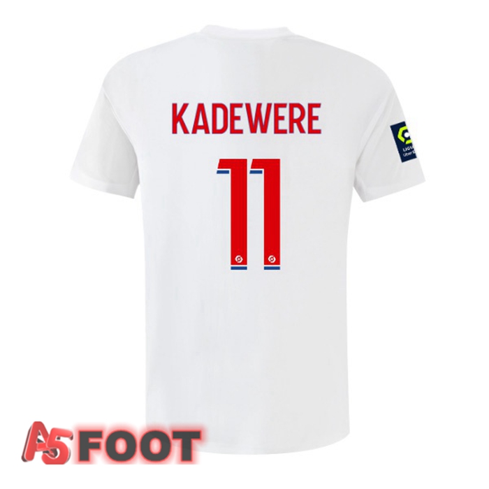 Maillot De Foot Lyon OL (KADEWERE 11) Domicile Blanc 22/23