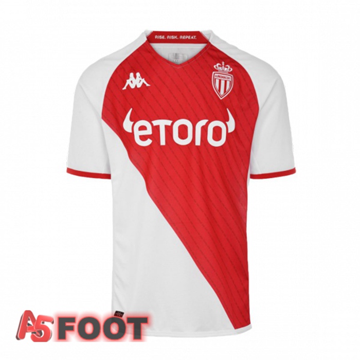 Maillot de Foot AS Monaco Domicile Rouge Blanc 2022/2023