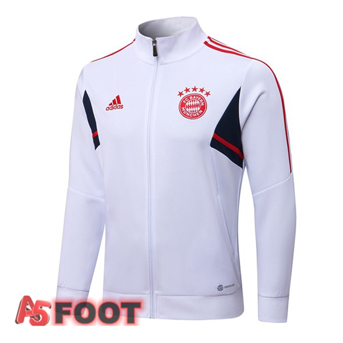 Veste Foot Bayern Munich Blanc 22/23