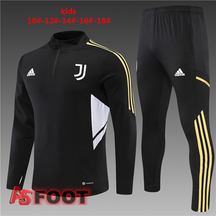 Survetement De Foot Juventus Enfant Noir 22/23