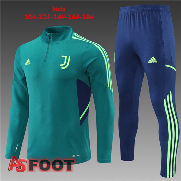 Survetement De Foot Juventus Enfant Vert 22/23