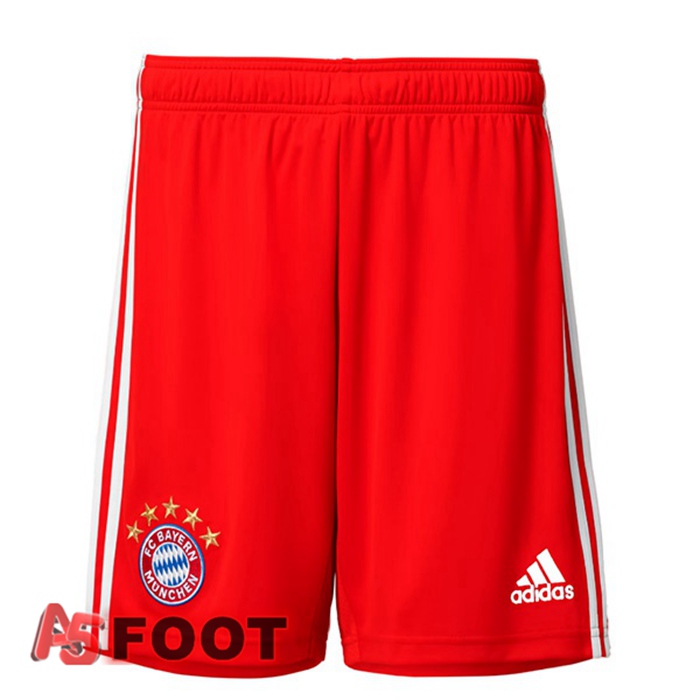 Short De Foot Bayern Munich Domicile Rouge 2022/2023