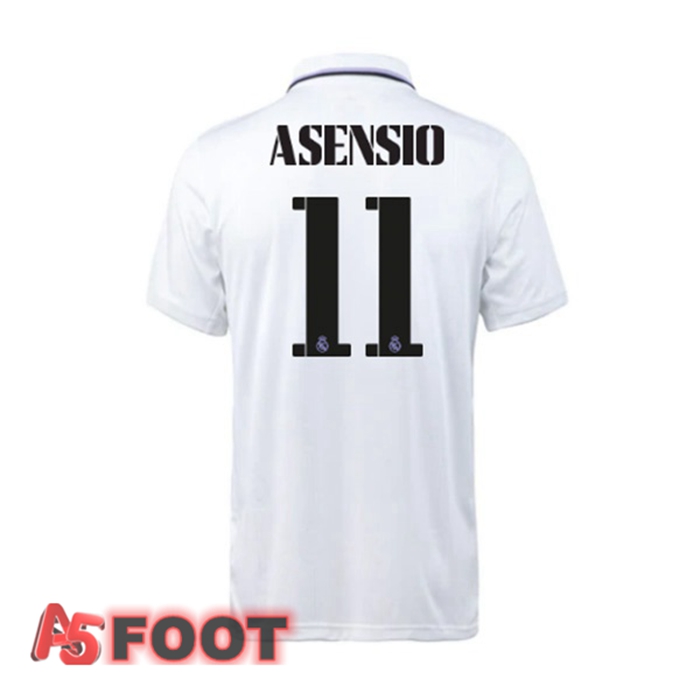 Maillot de Foot Real Madrid (Asensio 11) Domicile Blanc 2022/2023