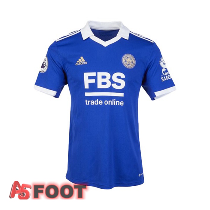 Maillot De Foot Leicester City Domicile Bleu 22/23