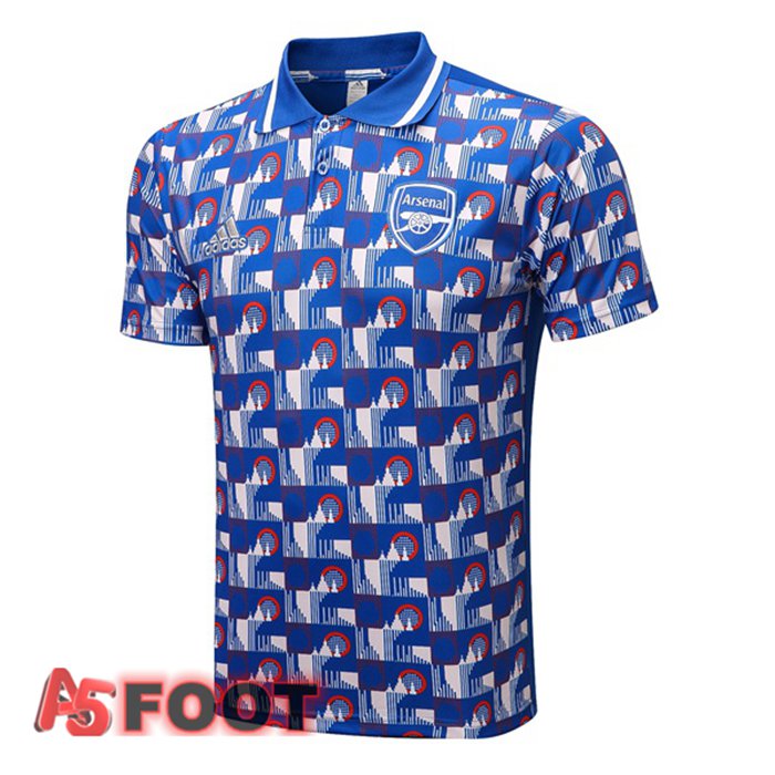 Polo Foot Arsenal Bleu 2022/2023